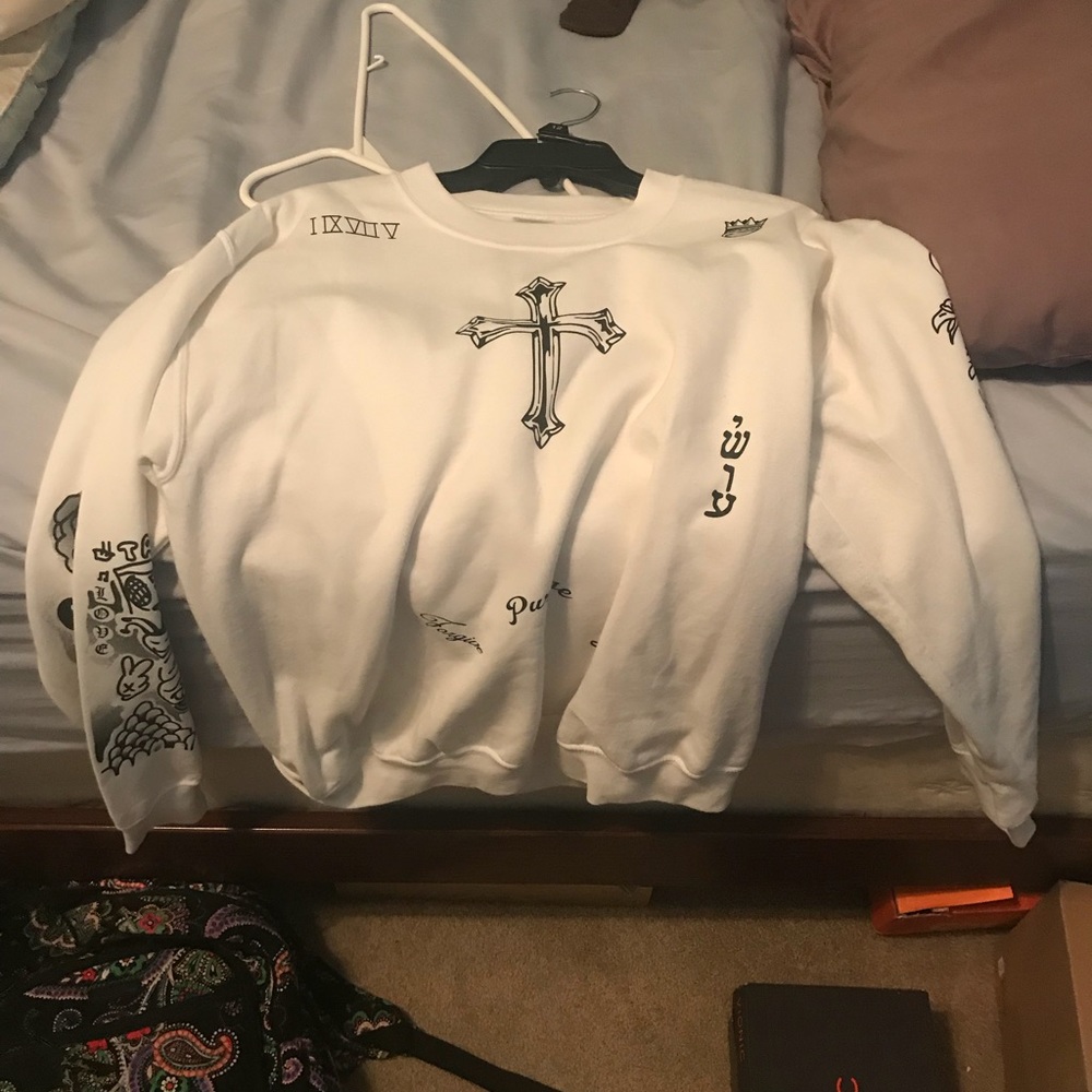 justin bieber tattoo sweatshirt